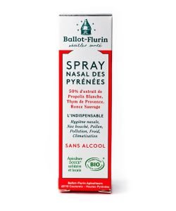 Spray nasal des Pyrénées sans alcool BIO, 15 ml